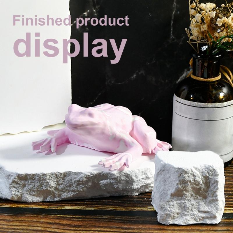 Silicone Wall and Desktop Frog Shape Mold Decorative Frog Sculpture Mold Frog Shaped Silicone Molds for Artistic Project