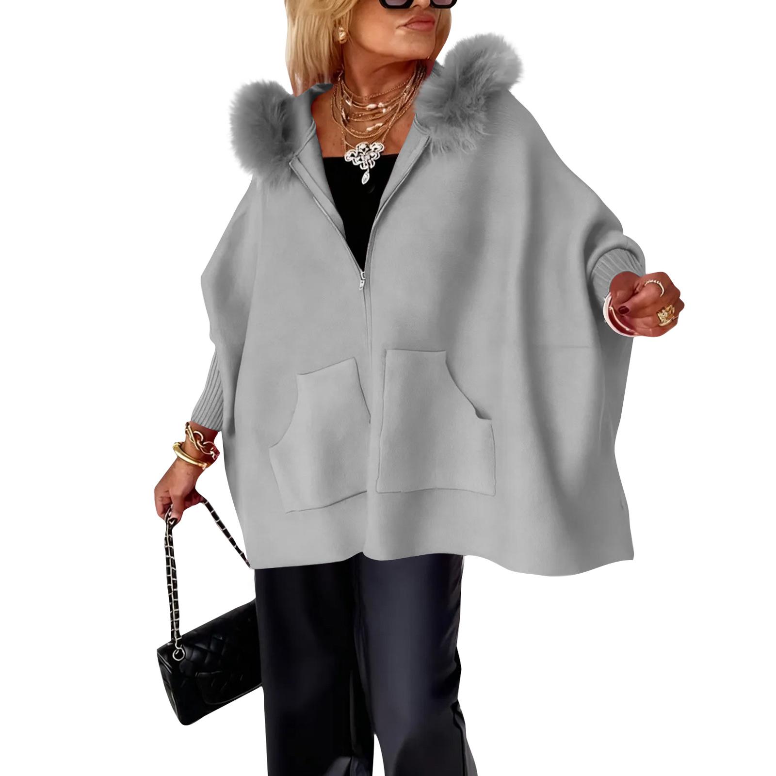 

Женская модная повседневная плюшевая куртка на пуговицах с длинным рукавом и круглым вырезом S