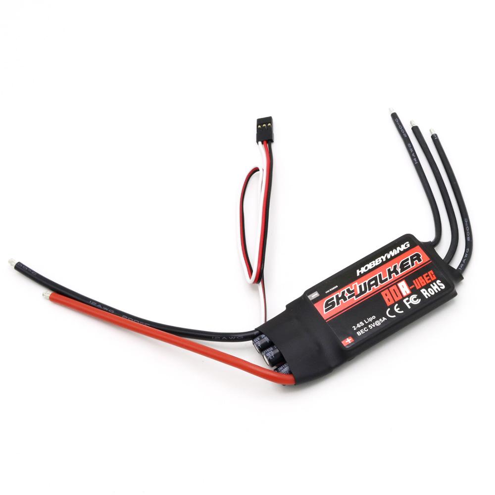 Flash Hobby Skywalker 12A 15A 20A 30A 40A 50A 60A 80A Brushless ESC Speed Controller UBEC for RC Airplane Fixed-Wing Drones