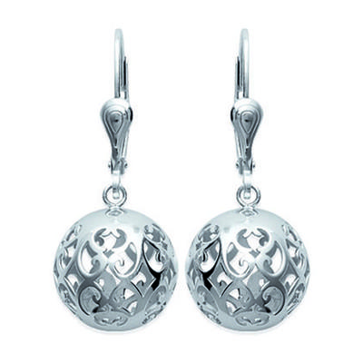 [L5689] – Silberne „Carmen“-Schwellen (rhodiniert) – 12 mm