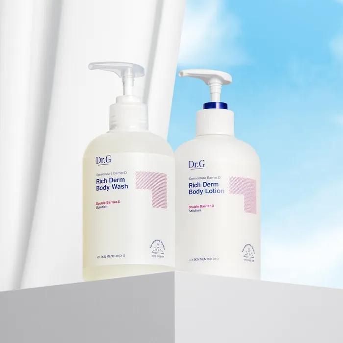 Dermoisture Barrier.D Richderm Body Wash 400ml + Body Lotion 400mL