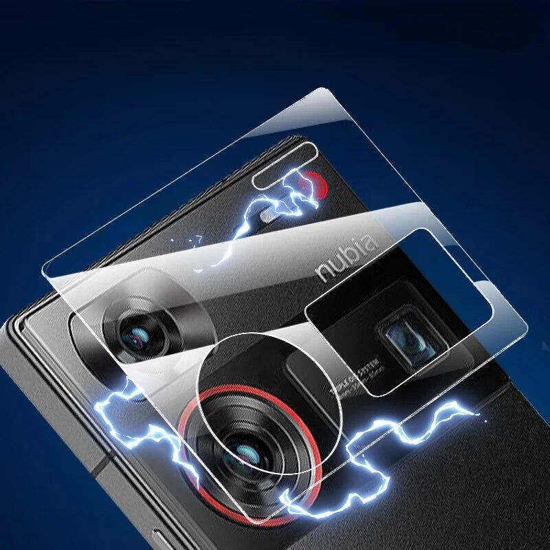 Für Nubia Z60 Ultra 3D Kameraobjektiv-Displayschutzfolien für NUBIA Z60Ultra NubiaZ60 Rückseite aus gehärtetem Glas Schutzfolie Abdeckungshülle