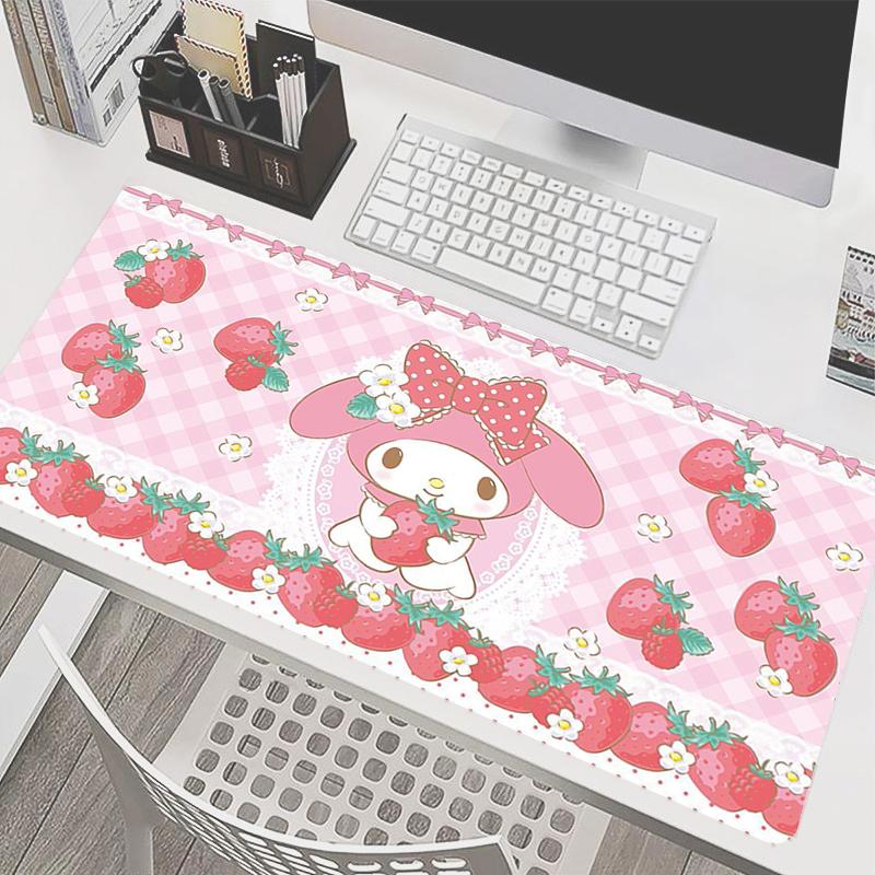 Mouse Pad M-My Melodys Gaming Accessories PC Edge White Gamer alfombrilla Computer Desk Mat Laptop Varmilo Keyboard Pad Mousepad