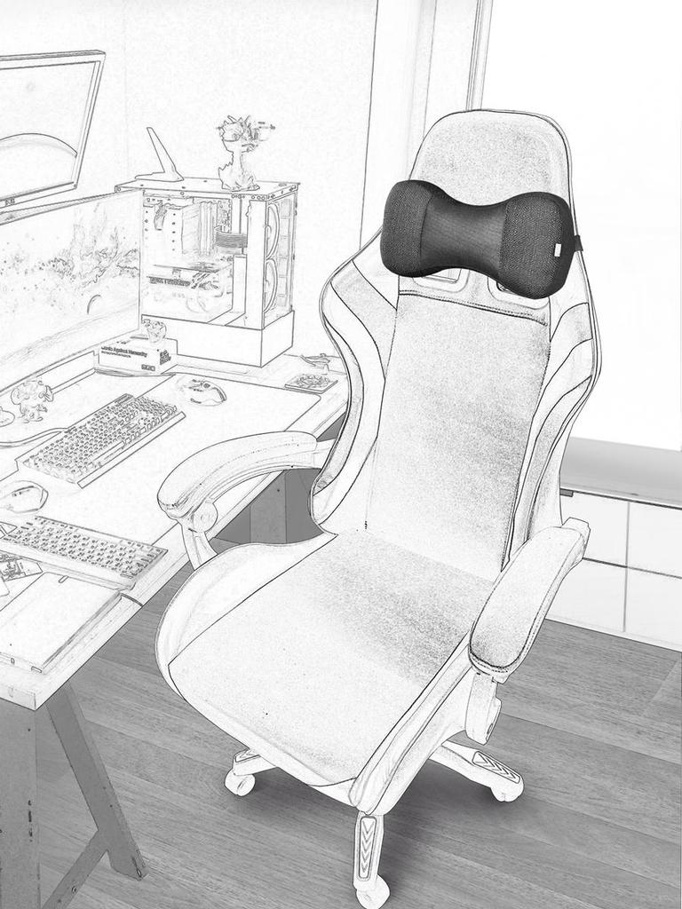 Ekkoseat Poduszka na krzesło dla graczy, motyl