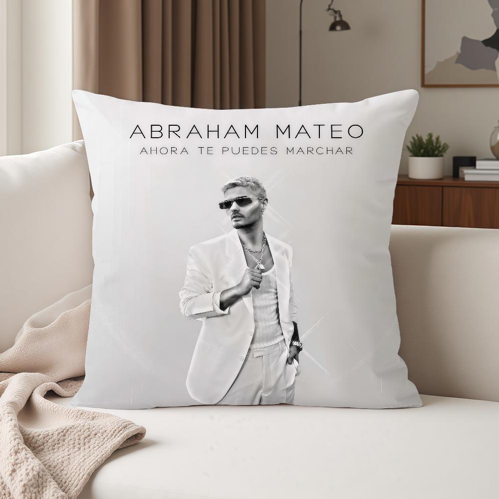 

Singer Abraham Mateo Pillow Case Suitable For Bedrooms Living Rooms Cars Home Decoration 30cmx30cm