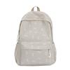 Schoolbag new schoolbag female ins college style backpack large capacity Korean version bow print middle school backpack