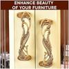 Peacock Design 7 Inches Brass Door Handle Pair, Main Door Handles, Antique Door Handle, Door Handles for Main Door,