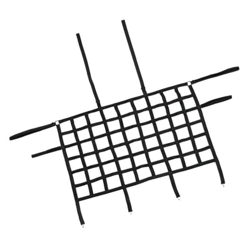 For Jeep Wrangler JK 2007-2024 JL 2018-2024 JT -2024 Car Rear Seat Trunk Isolation Cargo Net Rear Trunk Barrier