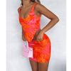 2023 Women Sexy 2Pcs Outfits Sleeveless Bustier Corset Crop Top+High Waist Split Bodycon Mini Skirt Set E-Girl Streetwear