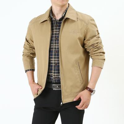 Spring and Autumn New Thin Lapel Business Casual Jacket Tops Men's Coat Jacket