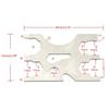 Diving Equipment Repair Tools Portable Stainless Steel Credit Card Screwdriver for Home Repairs & Outdoor Activities