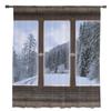 Window Snow Forest Modern Tulle Curtains For Living Room Bedroom Home Kitchen Window Sheer Curtains