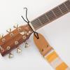 Langting Plaid Wooden Guitar Strap for Acoustic, Electric, and Bass Guitars