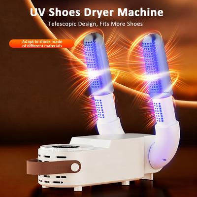 Sèche-chaussures 220V Machine électrique de séchage de chaussures Stérilisation UV Sèche-chaussures électrique pliable Bottes Baskets Pantoufles Sèche-chaussures 110V