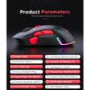 2.4G Wireless Mouse for Laptop Ergonomic Computer Mouse Adjustable 10000DPI 10 Button Cordless Mouse Wireless Mouse