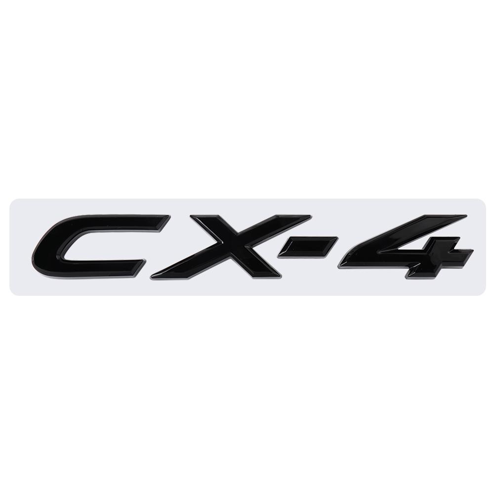 3D ABS CX-4 CX-5 Car Letter Badge Logo Trunk Decorative Sticker For Mazda 3 6 2 Axela CX30 CX7 Atenza Demio CX3 CX9 Accessories kyljh99