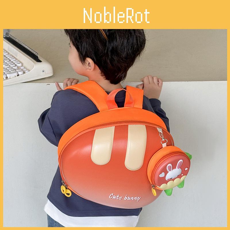 Cartoon Children Backpack Cute Kindergarten School Bags Rabbit Shape Radish