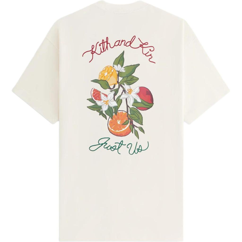 Kith 2025 Spring Summer Collection Comfortable Soft Skin-Friendly Versatile Short Sleeve Drop Shoulder T-Shirt Women Tops KHW030871-104