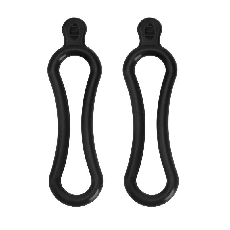 

2 шт. держатель фонаря на руль велосипеда силиконовый ремешок велосипедный светодиодный фонарь резиновая лента крепление велосипедного фонаря установить детали Long 2Pcs