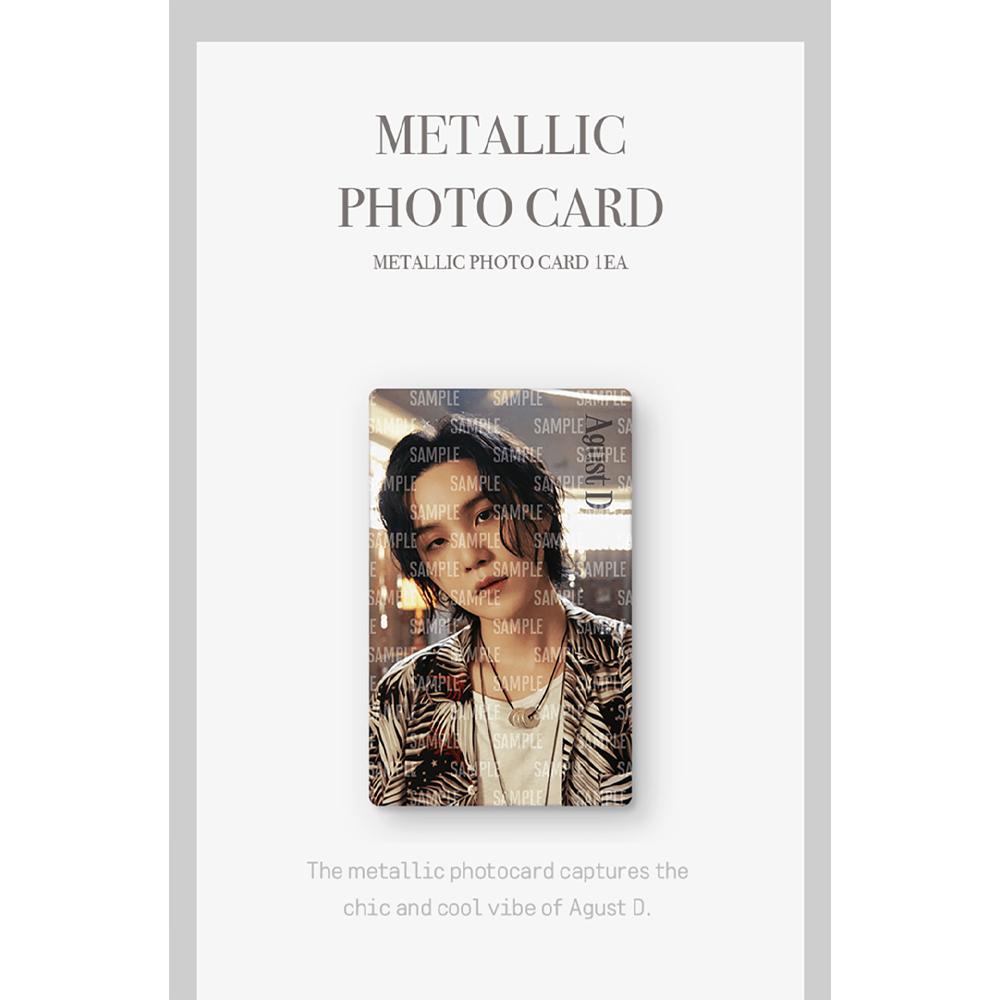 SUGA - Metallic Photo Card (Agust D D-DAY)