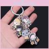 Porte-clés Demon Slayer Avec Personnages en Alliage de Zinc Pour les Fans d'Anime et Cadeaux