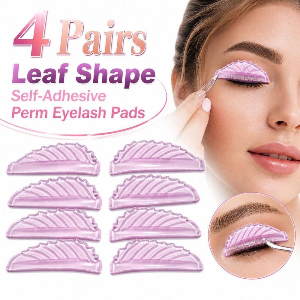 4 Pairs Ultra Thin Eyelash Perm Curler Reusable Eyelash Curling Tools For Lash Lift