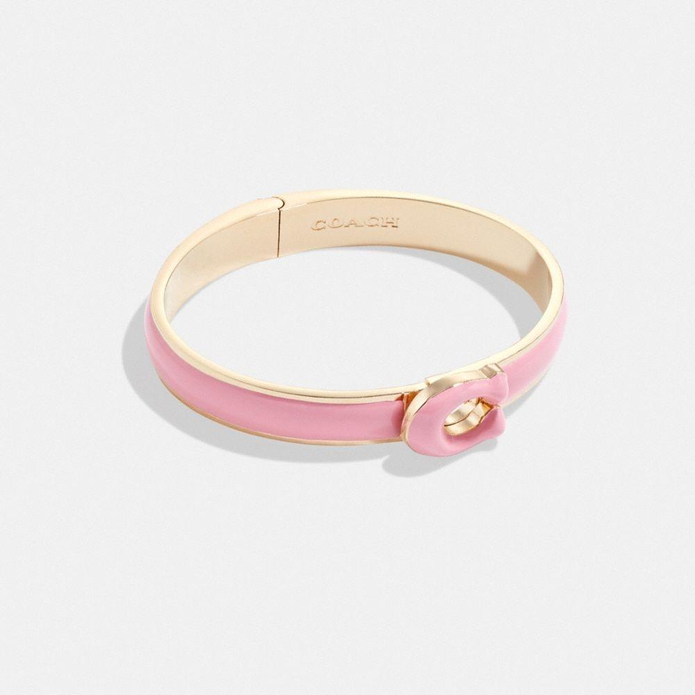 

Браслет Coach Tabby Enamel Hinged Bangle CI940 GD PK Gold Pin
