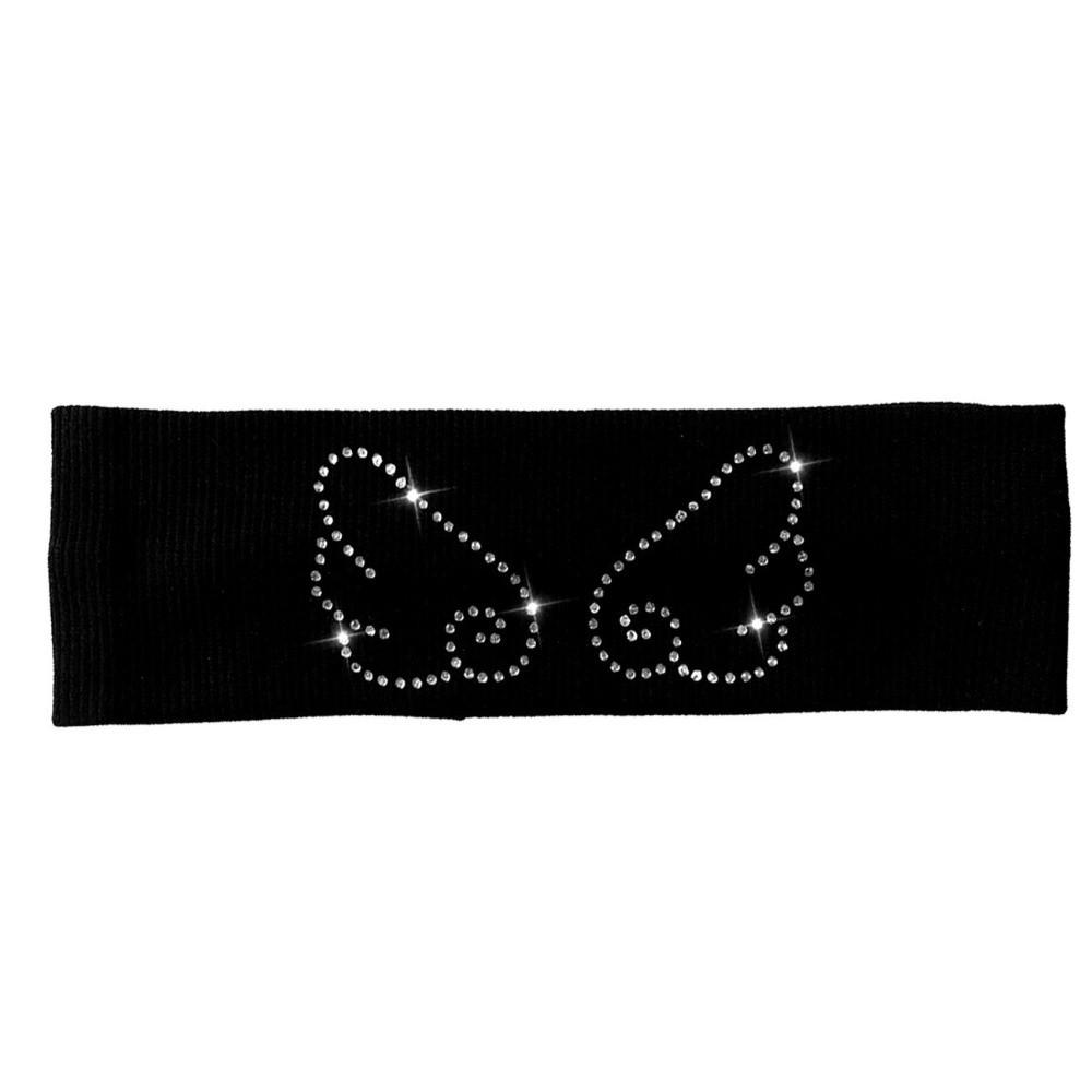 Angel Wings Hair Strap Elastic Yoga headband Casual Knitted Headband  for Women