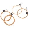 4Pcs Bass String Metal G D A E 4 Notes Instrument Accessory Set Kit for Replacement