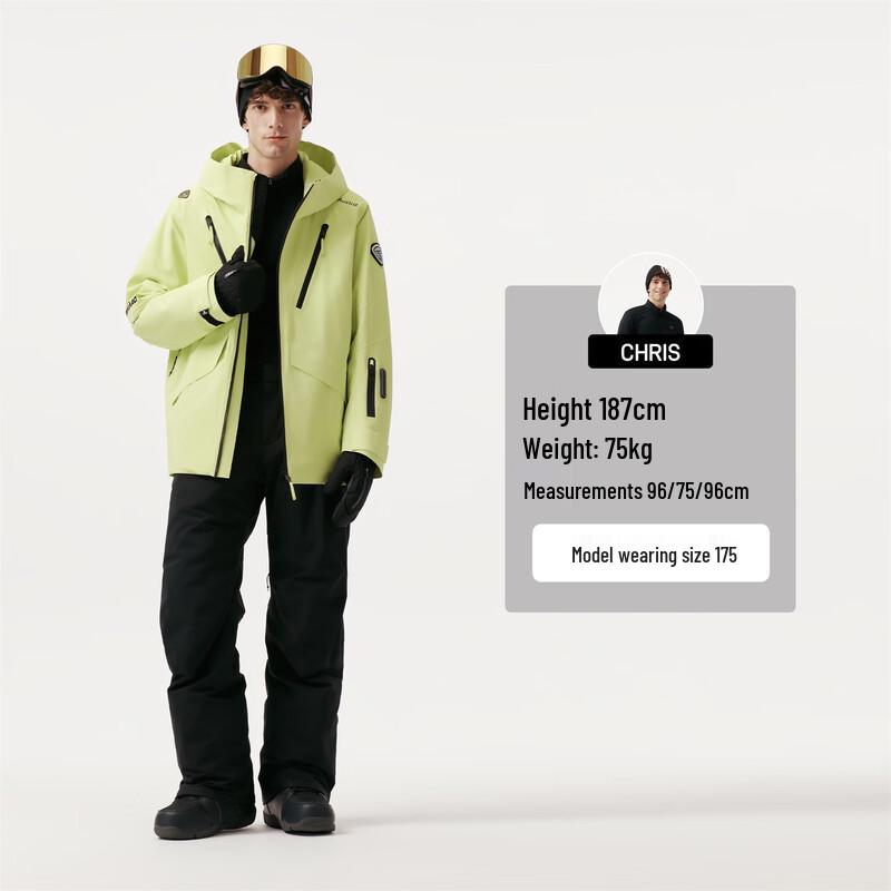 Tanboer Unisex Goose Down Lightweight Ski Pants 5550180A