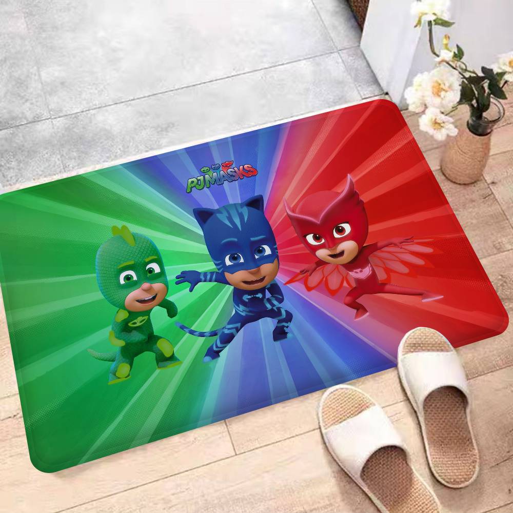 Cartoon PJ M-Masks Room Mats Retro Multiple Choice Living Room Kitchen Rug Non-Slip Welcome Rug