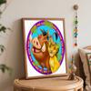 Disney Lion King Oil Painting Kit Home Bedroom Wall Decor Handmade Gift Art Painting Projects Perfect Unique Craft Supplies For Fun