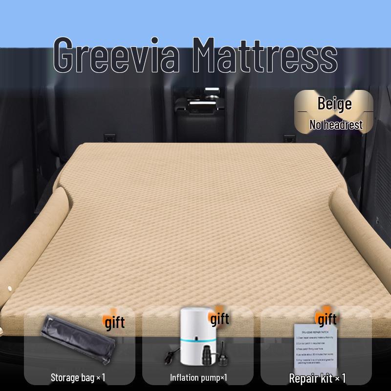 Toyota Granvia 24-Model Trunk Air Mattress & Rear Seat Sleeping Pad