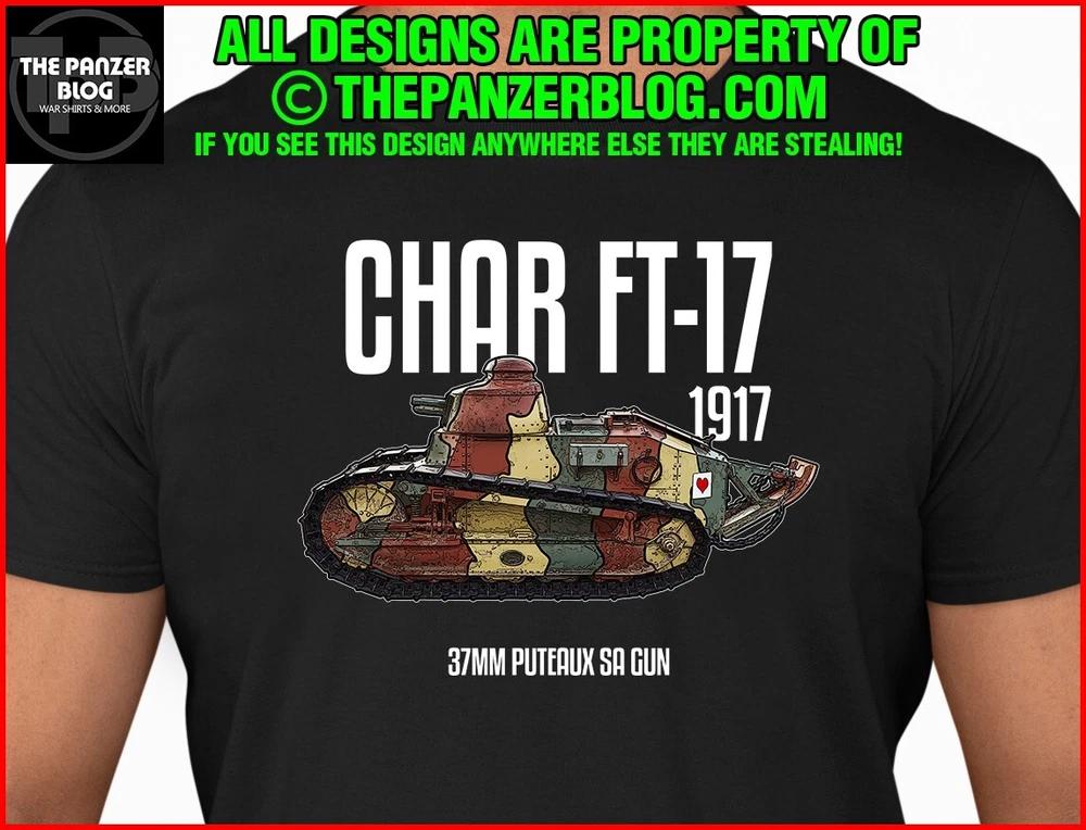 

Char FT-17 T-Shirt WWI French Army Tank Version 2 L