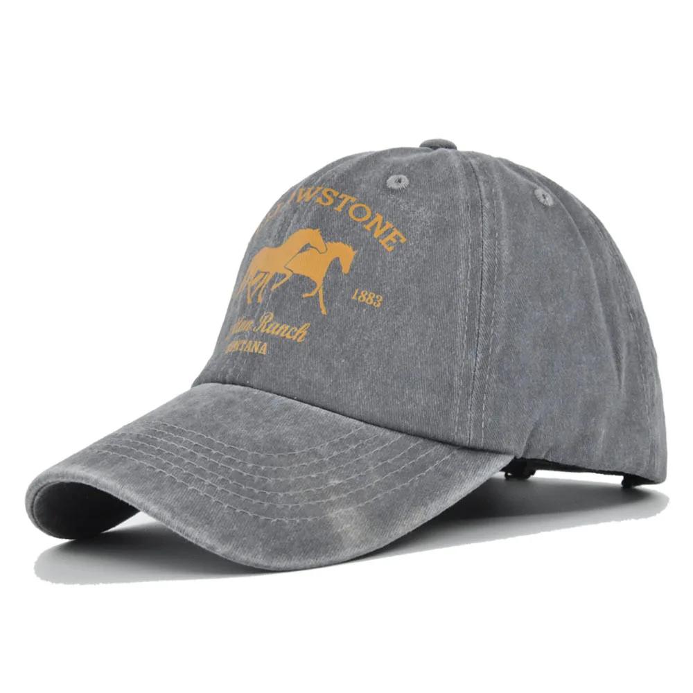 Baseball Cap Snapback Hat YELLOWSTONE Sun Hat Spring Autumn Sport Cap Baseball Fitted Cap Hats for Men Women