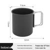 Shengjia Portable Folding Aluminum Camping Mug 350ml