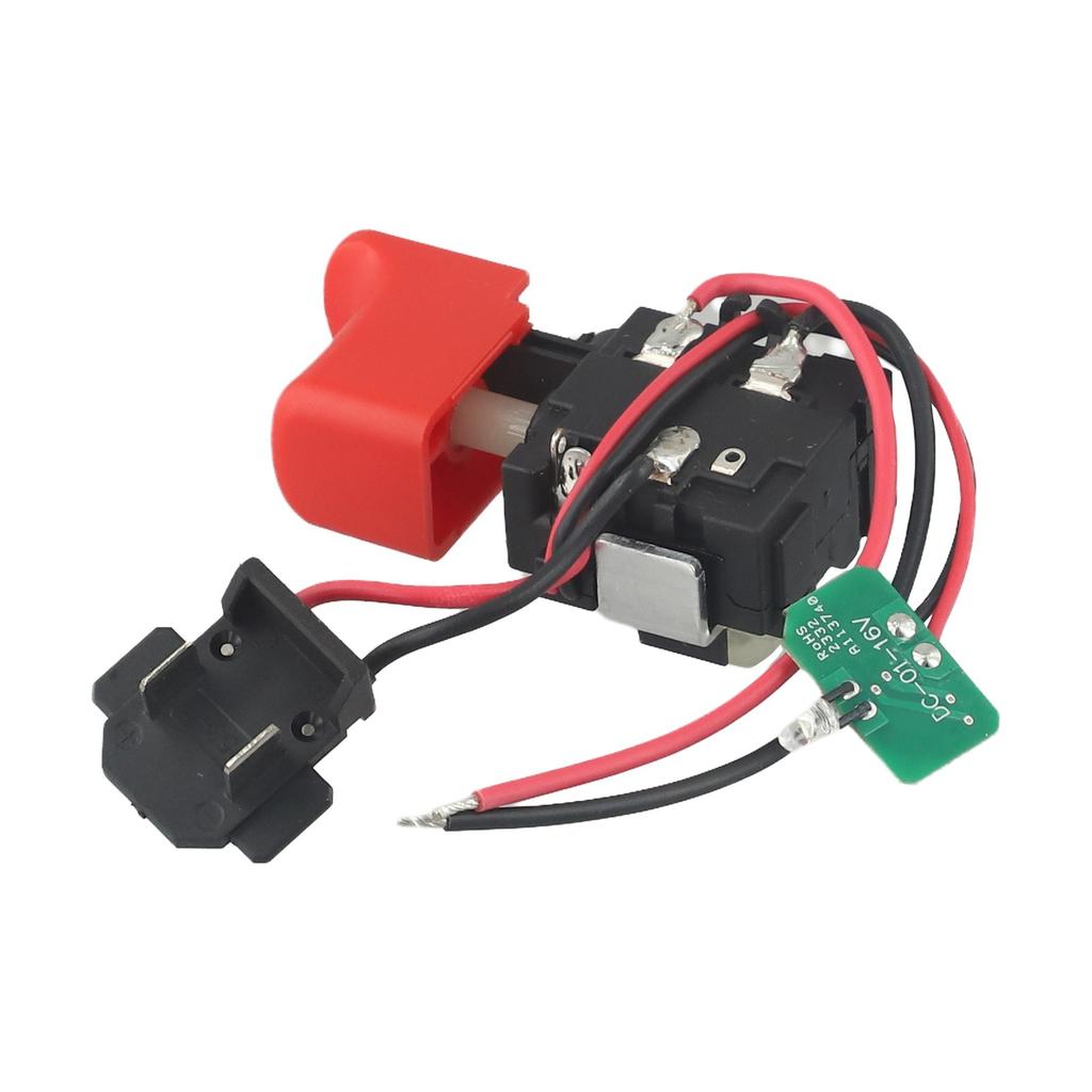 29*60*27mm Drill Trigger Switch 37g Black+Red DCJZ1601