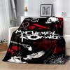 3D My Chemical Romance Band Gerard Way Soft Plush Blanket,Flannel Blanket Throw Blanket for Living Room Bedroom Bed Sofa Cover