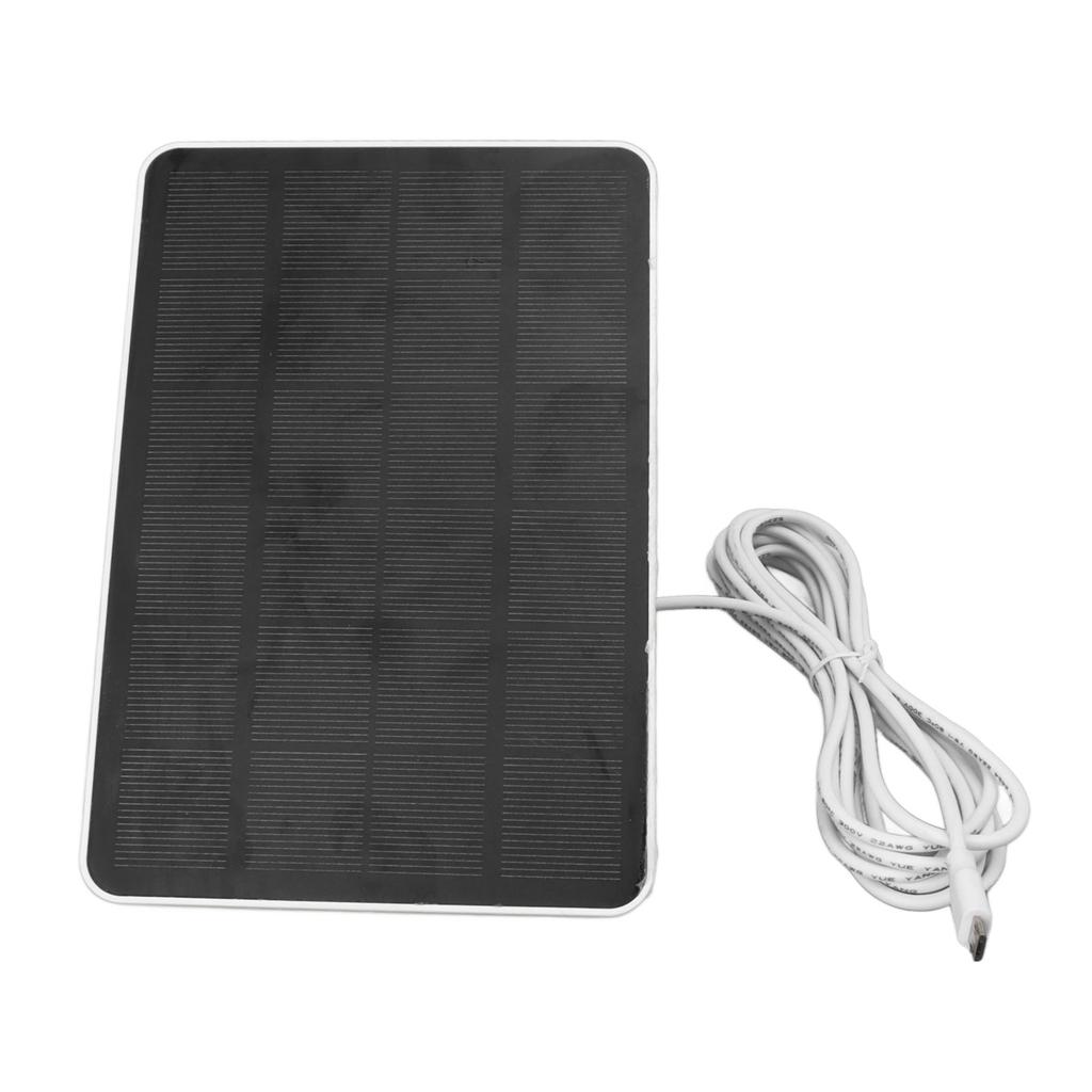 4W 5V Solar Panel for Wireless Outdoor Security Camera IP65 Waterproof Solar Charging Panel with Adjustable Bracket