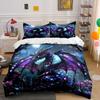 Purple Dragon with Flowers. Bedding Sets Duvet Cover Sets Duvet Covers Pillowcases(1* Duvet Cover 2* Pillowcases Without Duvet Insert)