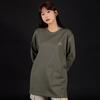 ASTRAL PROJECTION Signature Logo Oversized Long Sleeve T-Shirt_Khaki