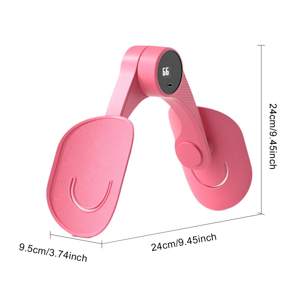 Digital Counter Hip Trainer Leg Trainers Pelvic Floor Muscle Trainer Thigh Exercise Leg Exerciser Inner Thigh Fitness Equipment