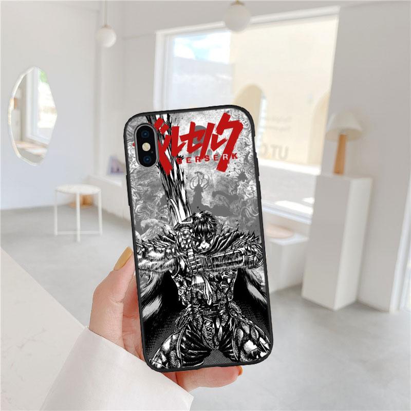 CJ9 Anime Berserk Guts Phone Case for Samsung Galaxy A11 A12 A13 A15 A52S A53 A55 A56 A70 A71 A72 A73 F06 F16 F56 S10 Plus S10e
