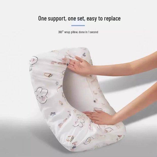 Thickened Disposable Travel Pillowcase for Double or Single Use - Anti-Dirty, Ideal for Train & Hotel Bedding