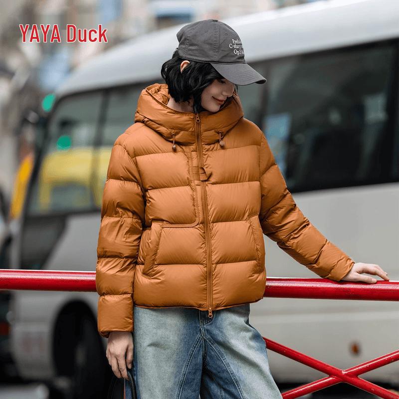 YAYA Women s Petite Short Puffy Down Jacket M