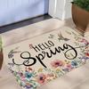 1Pcs Anti Fatigue Kitchen Rugs Bird ColorfulFlowers Print Waterproof Non-Slip Thick Cushioned Kitchen Mat Heavy Duty Comfort Standing Mat for Kitchen