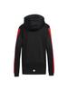 Adidas Polyester Knit Sweatshirt Hoodie Q3688 Red Size 150 Kids' Black/Vivid (HM9593)