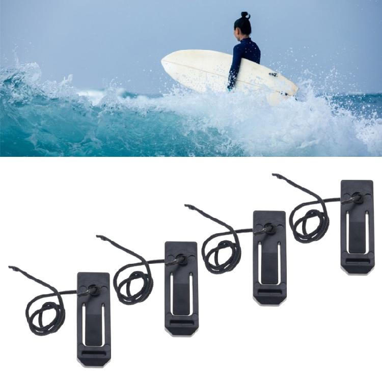 4Pcs Paddleboard Surfboard Tail Clip Replacement Long Board Surfing Fins Clip Water Sports Surfboard Accessories