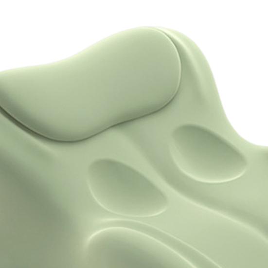 Couple Pillow Back Cushion with Wave-Shaped Design Ergonomic Posture Support Memory Foam Butt Cushion Leg Wedge