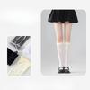 Thin Ballet-style Socks for Women, Bow Tie Leg Covers, Solid Color Pile Socks